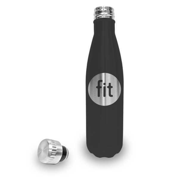 Personalised Water Bottle, Stainless Steel Matt Water Bottle