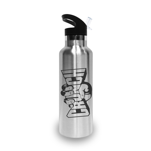 Workout Shaker Bottle Life Happens, Crossfit Helps, Stainless